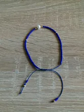 ZMZY-Pulsera de Perlas Naturales Miyuki de cuentas finas hechas a mano para mujer, brazaletes de piedras de vidrio negro, cuerda ajustable Bohemia, joyería para mujer