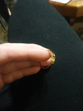 Anillo rectangular minimalista para mujer, joyería de sello con nombre personalizado, banda de tono dorado, acero inoxidable, regalo inicial