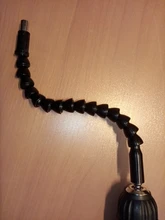 PROSTORMER-Extensión para destornillador de eje Flexible, 1/4 , barra de enlace Dremel, accesorios de herramientas eléctricas