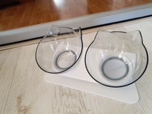 Cat-Bowls Bowl-Supplies Feeders Raised-Stand Double For Cats Dogs Non-Slip with Pet-Food