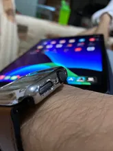 URVOI-funda para Apple Watch series 4 5 6, cubierta de marco de plástico duro brillante galvanoplastia para iWatch slim fit Ultra-funda fina