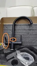 Grifo con filtro negro y purificador de latón para cocina, rociador doble de agua potable, CON MEZCLADOR de fregadero, modelo Torneira