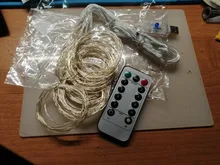 3MX3M LED Curtain Garland on The Window USB String Lights Fairy Festoon Remote Control