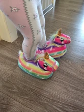 Kigurumi-Pijama de unicornio para niños, zapatillas de unicornio, zapatos infantiles para niñas, zapatillas de Panda