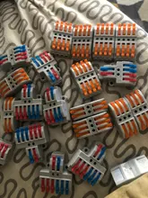 Cable-Connectors Splicing Push-In-Terminal-Block Fast-Wire Mini SPL-2/3 Compact Spring