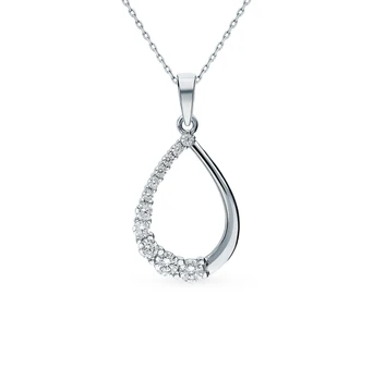

Silver Pendant with cubic zirconia sunlight sample 925