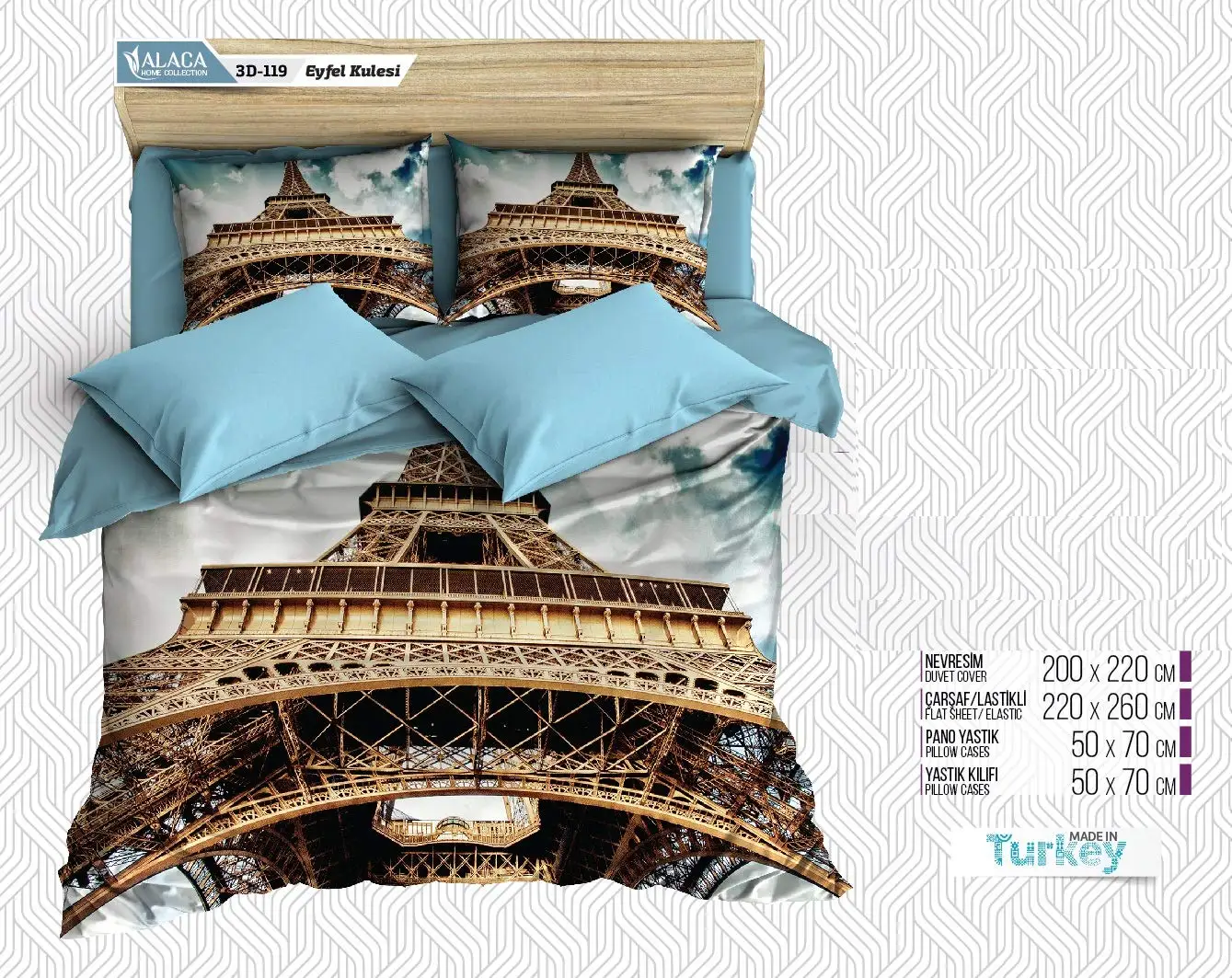 

Estilo Linens 6 Piece Turkish Textile Luxury Soft 1800 Series Premium Bed Sheets Set,