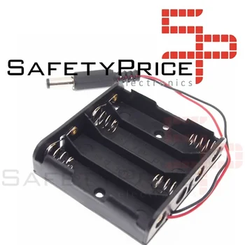 

Battery holder holder 4xAA 4 Battery holder LR06 AA Arduino DC connector SP P017