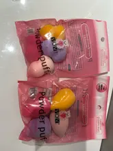 Esponja de maquillaje 4 unids/pack belleza maquillaje fundación de Puff conjunto seco y húmedo esponja Puff de polvo para cara líquido fundación crema