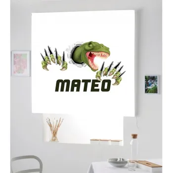 

Blind Iroa Digital Dinosaur Rex 2 ROLLER BLINDS TRANSLUCENT PERSONALIZED WITH NAME! (100X170)