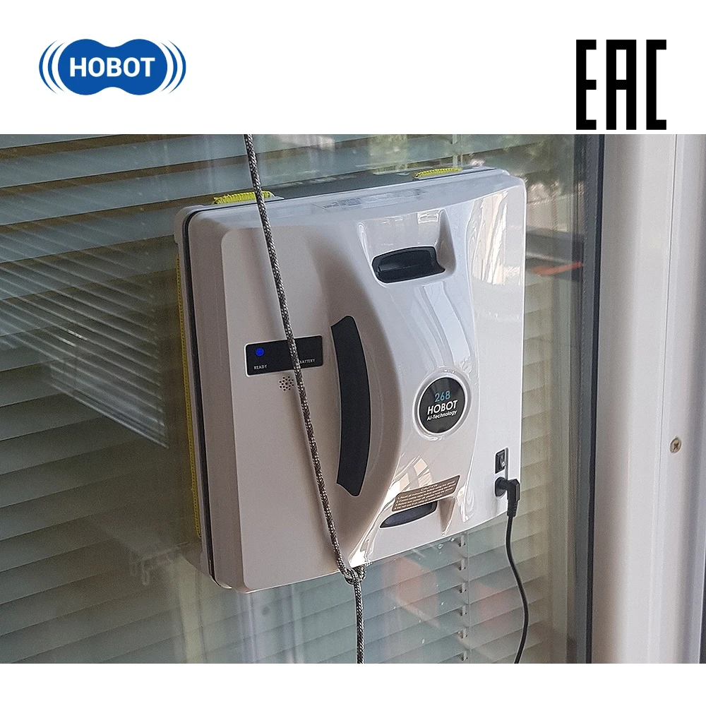 HOBOT 268 мощный робот мойщик окон для автоматической мойки окон внутри и снаружи стекломойщик с дистанционным управлением и чистящие салфетки...