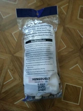 HENDUGLS-guantes de trabajo de cuero PU para hombre, 5 uds., alta calidad, gran oferta, blanco y negro, protector de seguridad, 1907