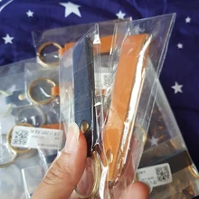 LLavero de cuero sintético para hombre y mujer, 8 colores, regalo de negocios, llavero para hombre y mujer, correa para llave de coche, billetera para la cintura, llaveros