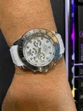 Correa de silicona de extremo curvado para reloj, 20mm, negro, verde, azul y naranja, para correa de papel, RX, Daytona, Submariner, GMT explorer 2, pulsera