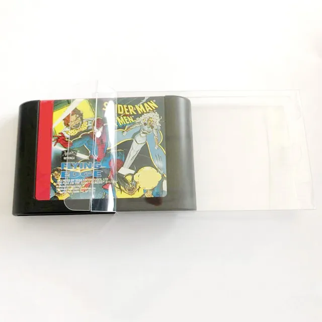 Famicom 게임 카트 카트리지 플라스틱 케이스용 Sega 메가 드라이브용 마스터 시스템, Genesis 용 박스 프로텍터