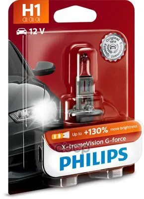 Лампа H1 12v 55w P14,5s B1 Philips арт. 12258XVGB1