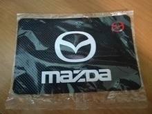 Alfombrilla antideslizante con logotipo de coche, soporte de teléfono antideslizante para Mazda 2, Mazda 3, MS, Mazda 6, CX-5, CX3, CX5, Artzma 6, estilismo de coche