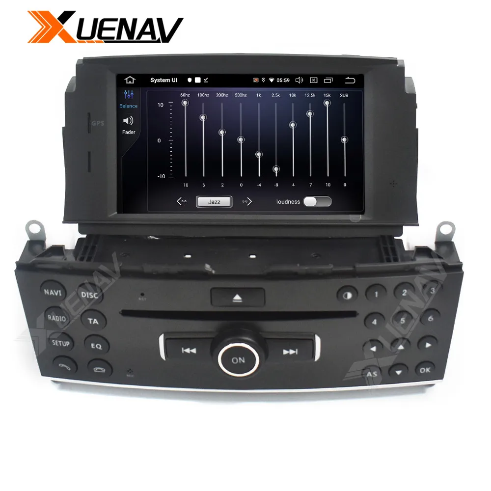 Car Radio Android Multimedia DVD Video Player For Mercedes-Benz C200 C180 W204 2007 2008 2009 2010 Audio GPS Navi | Автомобили и