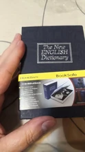 Diccionario Mini caja fuerte de seguridad con forma de libro, caja de seguridad oculta, cerradura de llave, dinero, joyería, certificado de almacenamiento, taquilla con contraseña