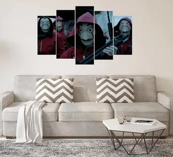 

La Casa De Papel 5 Piece Mdf Table