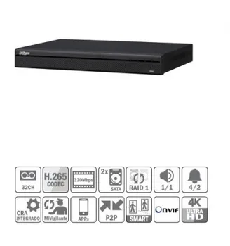 

NVR 32ch 320Mbps 4K H265 HDMI 2HDD E/S NVR5232-4KS2