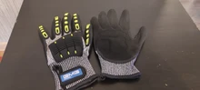 GMG-guantes de trabajo de seguridad TPR, resistentes al impacto, antigolpes, mecánicos, resistentes al impacto