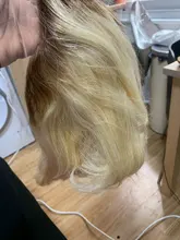Peluca de cabello humano Rubio degradado Bob para mujeres negras, cabello liso brasileño Bob corto Natural, 100%, 613
