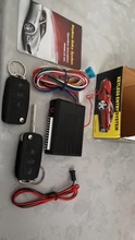 Eunavi-Sistema universal de alarma para coche, bloqueo de control sin llave, kit de cerradura central para la puerta, con llavero LED