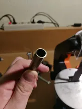 Tubo de latón de 8/10/12/14/16/18/20mm, herramienta de corte, remache, Pin incrustado, cuchillo de remaches, mango, piezas DIY, 1 Uds.