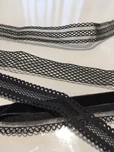 Yanqueens 6 unids/pack negro cuero con encaje gargantilla de tira de terciopelo Collar pares Collar Declaración de las mujeres joyería de Chocker