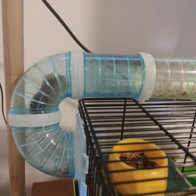 Cage-Fittings Tunnel-Port Hamster Toy-Cages External-Pipe Small Baffle Outside-Plate