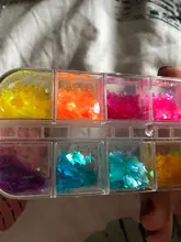 Manicure-Nail-Decoration Sequins-Polish Nail-Art Glitter-Flakes Fruits Fluorescence Heart