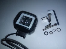 Luz LED redonda resistente al agua, barra de Ojos de Ángel, foco para motocicleta, todoterreno, coche, barco, luz de trabajo, 2 uds./1 Uds.