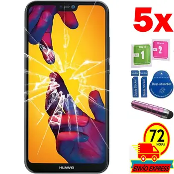 

5x Protectors Screen Tempered Glass for for HUAWEI P20 LITE (Not Full SEE INFO) PEN