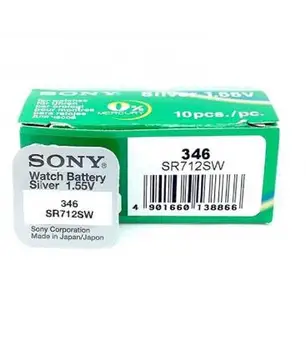 

Pilas de boton Sony bateria original Oxido de Plata SR712SW blister 10X Unidades