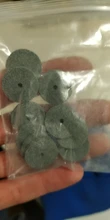XCAN-piedra hoja de molienda para Dremel, aluminio verde, herramientas rotativas, 10 Uds.