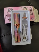 2 en 1 recortador eléctrico de cejas maquillaje indoloro ojo frente depiladora para las mujeres afeitar Razors Mini portátil utensilio para eliminar el vello Facial