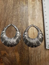 ZXZ-collar de araña grande bohemio, 4 Uds., conectores de pendientes, colgantes, accesorios de joyería de 60x52mm