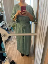 Tunic Beach Cover-Up Sarong Kaftan Swim-Wear Long Cotton -Q1111 Saida-De-Praia Vestido