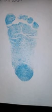 Fabricante de huellas de huella de bebé, almohadilla de tinta táctil transparente no tóxica para niños recién nacidos, recuerdos de crecimiento de bebé, regalos de recuerdo conmemorativo