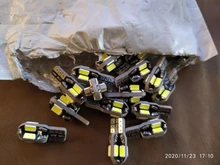 Wedge-Lamp Interior-Bulb Car-Side LED Error-Free T10 White Canbus 20PCS 5730 12V 8SMD