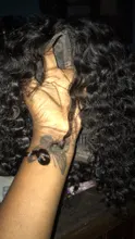 Pelucas de cabello humano malayo para mujeres negras, Bob corto de cabello humano rizado con cierre de encaje 4x4, prearrancado con pelo de bebé