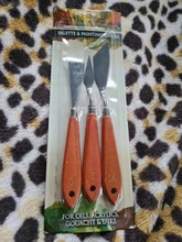 3 unids/set paleta profesional cuchillo mezclar aceite de pintura de acero inoxidable rascador espátula arte suministros para artista herramienta de pintura conjunto