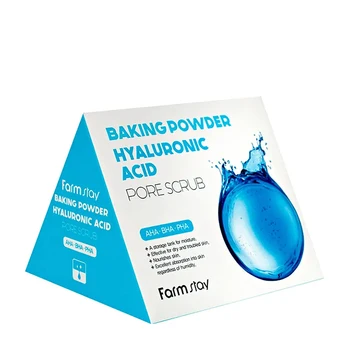 

Facial Scrub farmstay baking powder hyaluronic acid Pore Scrub (25 PCs.)