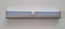 6/10 LEDs PIR LED Motion Sensor Light Cupboard Wardrobe Bed Lamp LED Under Cabinet Night