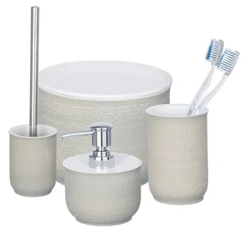 

Bath set 2 PCs Wenko brand in gray color