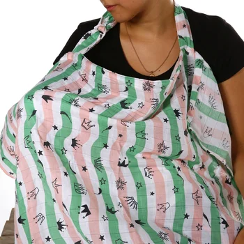 

ebebek baby plus Crown Patterned Muslin Cotton Nursing Breastfeeding Apron