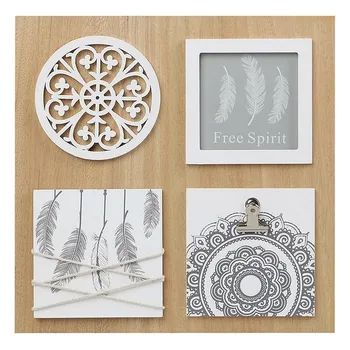 

Free shipping Spirit Wood photo frame 110556 (2 Fotos)