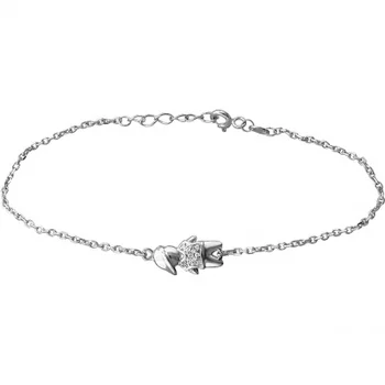 

Esthete bracelet with 10 cubic zirconia Silver