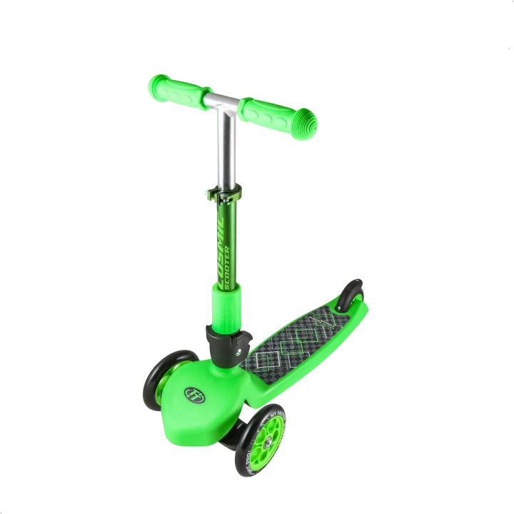 Трехколесный самокат для самых маленьких детей TechTeam Cosmic Pro - Цвет: Зеленый